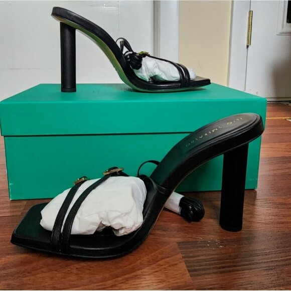 Ilio Smeraldo Maeve Leather Strappy Sandals 38 NIB - Picture 7 of 15